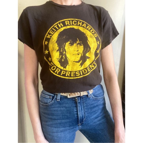 madeworn Tops - Madeworn Keith Richards For President Tee s/m